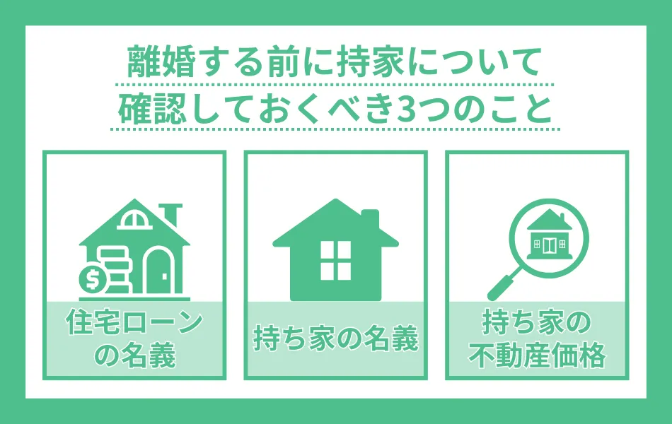 離婚　持ち家(図解)