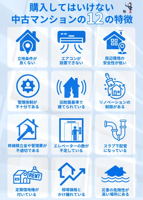 買ってはいけない中古マンションの12の特徴